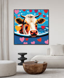 Pasture To Paradise | Cow In Bath Art Prints