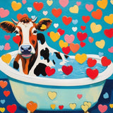 Cows in Comfort | Cow In Bath Art Prints