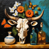 Natures Rebirth | Skull Art Prints