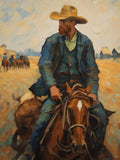 Vincent's Cowboy | Limited Edition Cowboy and Horse Prints