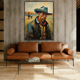 Portrait of The Plainsman | Limited Edition Cowboy and Horse Prints