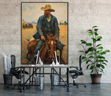 Vincent's Cowboy | Limited Edition Cowboy and Horse Prints