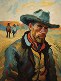 Portrait of The Plainsman | Limited Edition Cowboy and Horse Prints