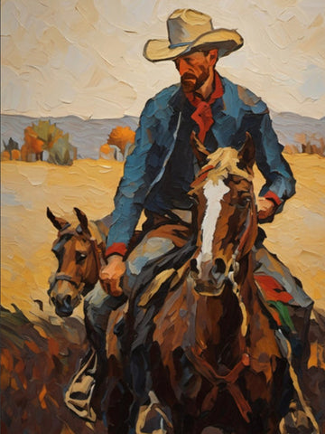 Horse and Cowboy Symphony | Limited Edition Cowboy and Horse Prints