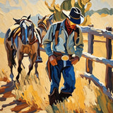 Boundless Horizons, Unbroken Souls | Limited Edition Cowboy and  Horse Prints