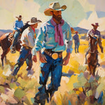 Courage In The Canyon | Limited Edition Cowboy and Horse Prints