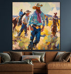 Courage In The Canyon | Limited Edition Cowboy and Horse Prints