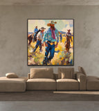 Courage In The Canyon | Limited Edition Cowboy and Horse Prints