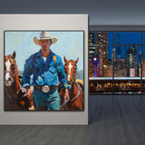 Saddle Up At Sunrise | Limited Edition Cowboy and Horse Prints