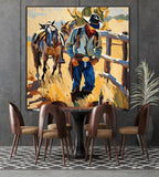 Boundless Horizons, Unbroken Souls | Limited Edition Cowboy and  Horse Prints