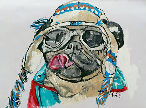 Doug The Pug Print