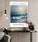 Abstract Art Poster | Eternal Blue Horizons