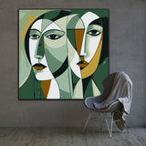 Female Cubism Portraits and Figures – Contemporary Art for Modern Spaces