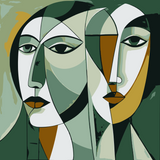 Female Cubism Portraits and Figures – Contemporary Art for Modern Spaces
