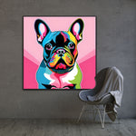 French Bulldog Hand Painted Pop Art