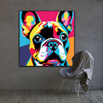French Bulldog Art Hand Painted Pop Art