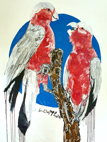 ***MASSIVE ART SALE*** Galahs In Blue