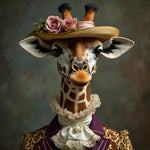 The Victorian Giraffe | Giraffe In Clothing Art