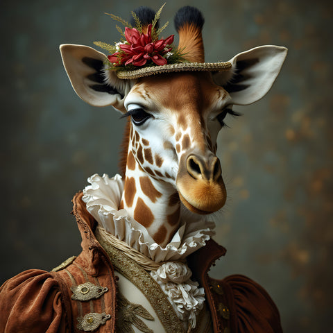 Regal Heights | Giraffe In Clothing Art