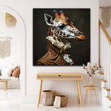 Dapper Herbivore | Giraffe In Clothing Art