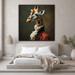 Giraffe In Velvet | Giraffe In Clothing Art