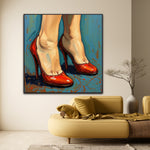 Steps Of Elegance | High Heeled Shoe Art Prints