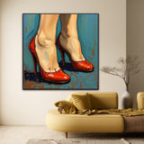 Steps Of Elegance | High Heeled Shoe Art Prints