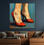 Steps Of Elegance | High Heeled Shoe Art Prints