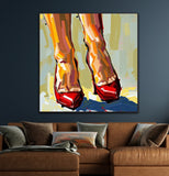 The Power Of A Heel | High Heeled Shoe Art Prints