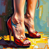 Glamour In Motion | High Heeled Shoe Art Prints