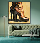 Curve Elegance | High Heeled Shoe Art Prints