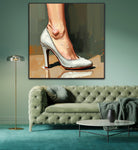 Luxe Layers | High Heeled Shoe Art Prints