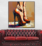 Echoes Of Confidence | High Heeled Shoe Art Prints