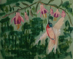 Hummingbirds In Flight | Original Artwork