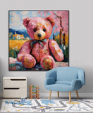 Teddy's Tea Party | Kids Wall Art Print