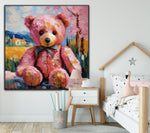 Teddy's Tea Party | Kids Wall Art Print