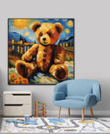 The Explorers Bear | Kids Wall Art Print