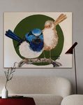 Enchanting Fairy Wrens - Original Art