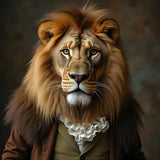 The Regal Gentleman | Lion In Clothing Art