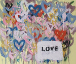 Love Heart Painting - LOVE | Original Art