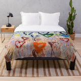 Abstract Love Heart Painting Prints