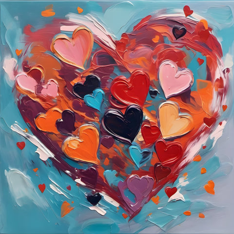 Echoes Of Love  | Love Heart Art and Prints