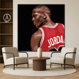 Michael Jordan Portrait Painting