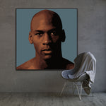 Michael Jordan Portrait Painting