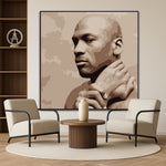 Michael Jordan Portrait Painting
