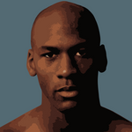 Michael Jordan Portrait Painting
