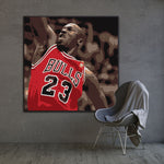 Michael Jordan Portrait Painting