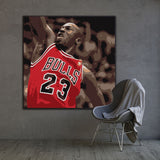 Michael Jordan Portrait Painting