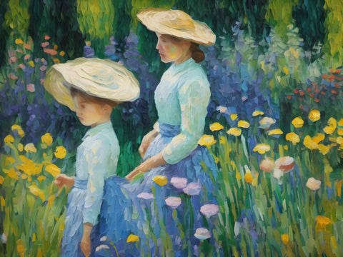 A Painters Garden | Monet’s Garden Inspired Prints