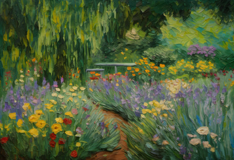 Echoes Of A Garden Dream | Monet’s Garden Inspired Prints